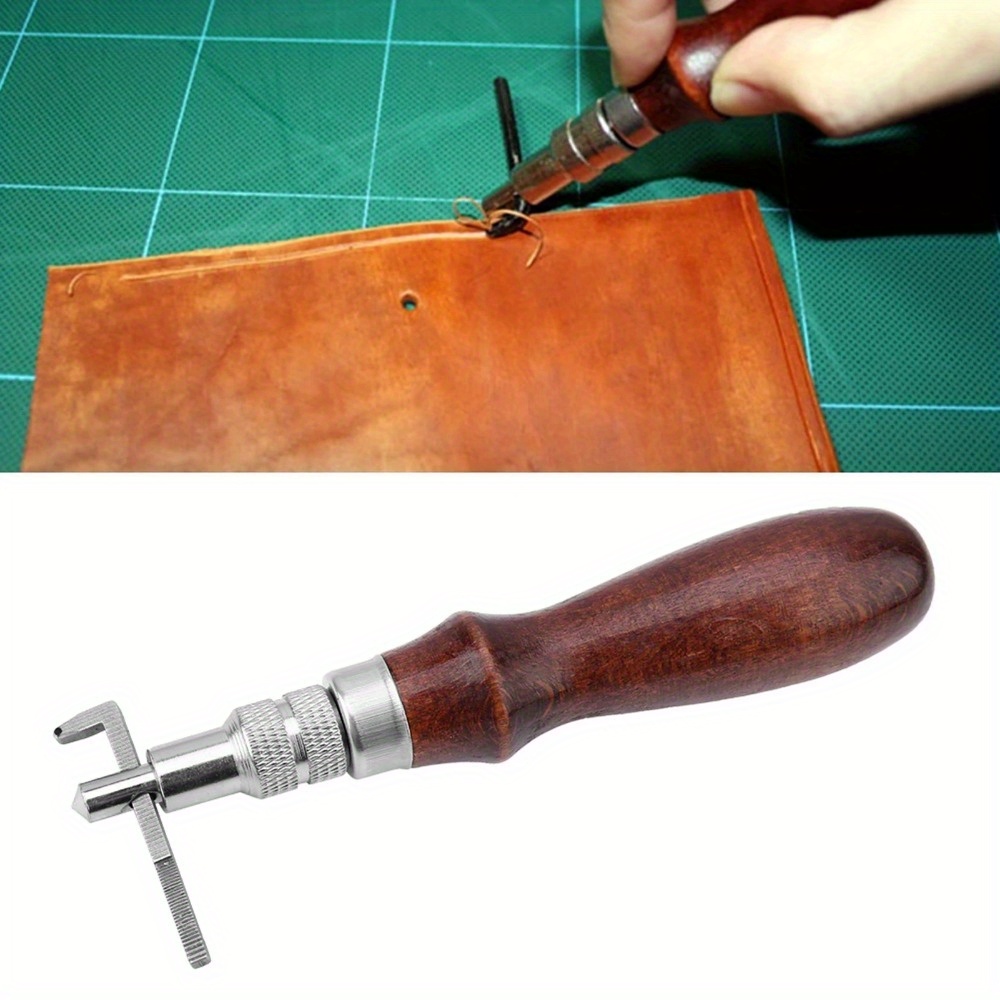 Groover Stitching Tool - 1PC regolabile bordo in pelle cuciture