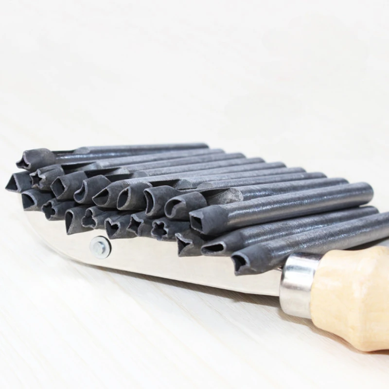 Leatherwork Machine - 20 pezzi Punzone per pelle a