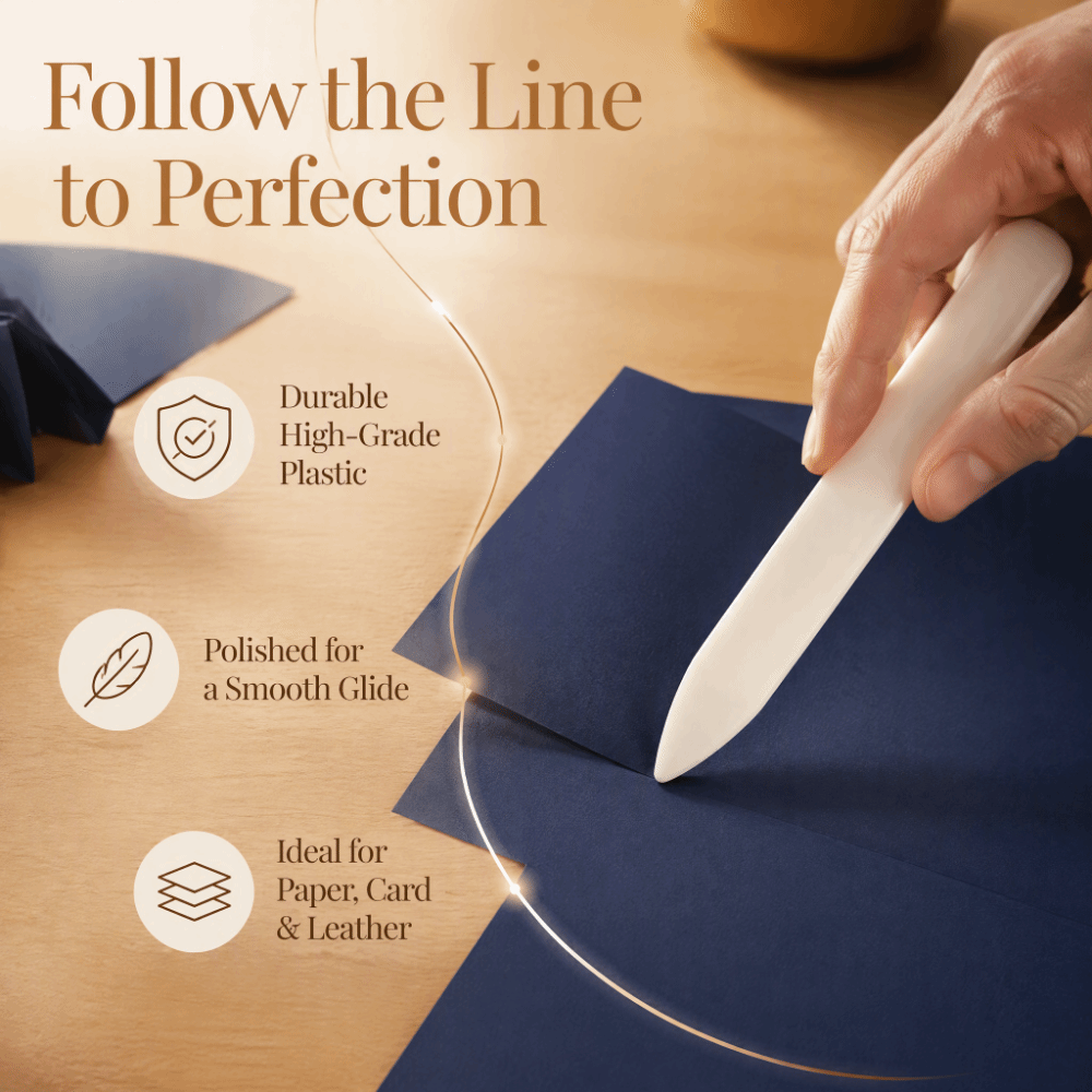 Bone Folder Tool - Set di 5 piegatrici per ossa