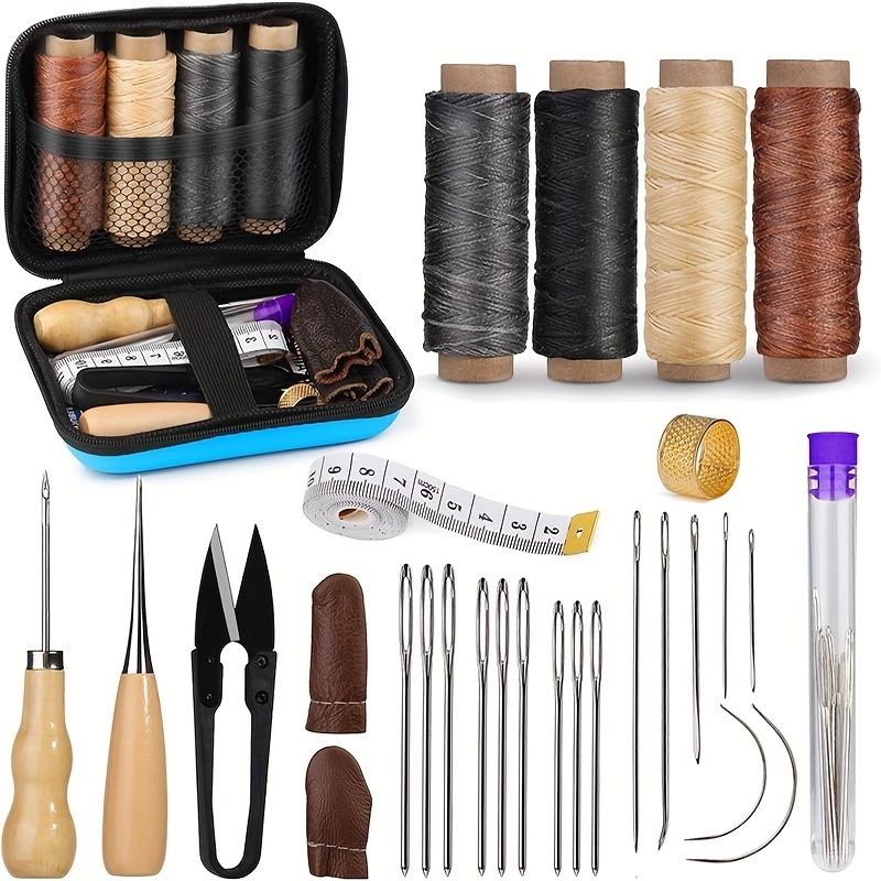 Bone Folder Tool - Kit per Cucire la Pelle, Kit